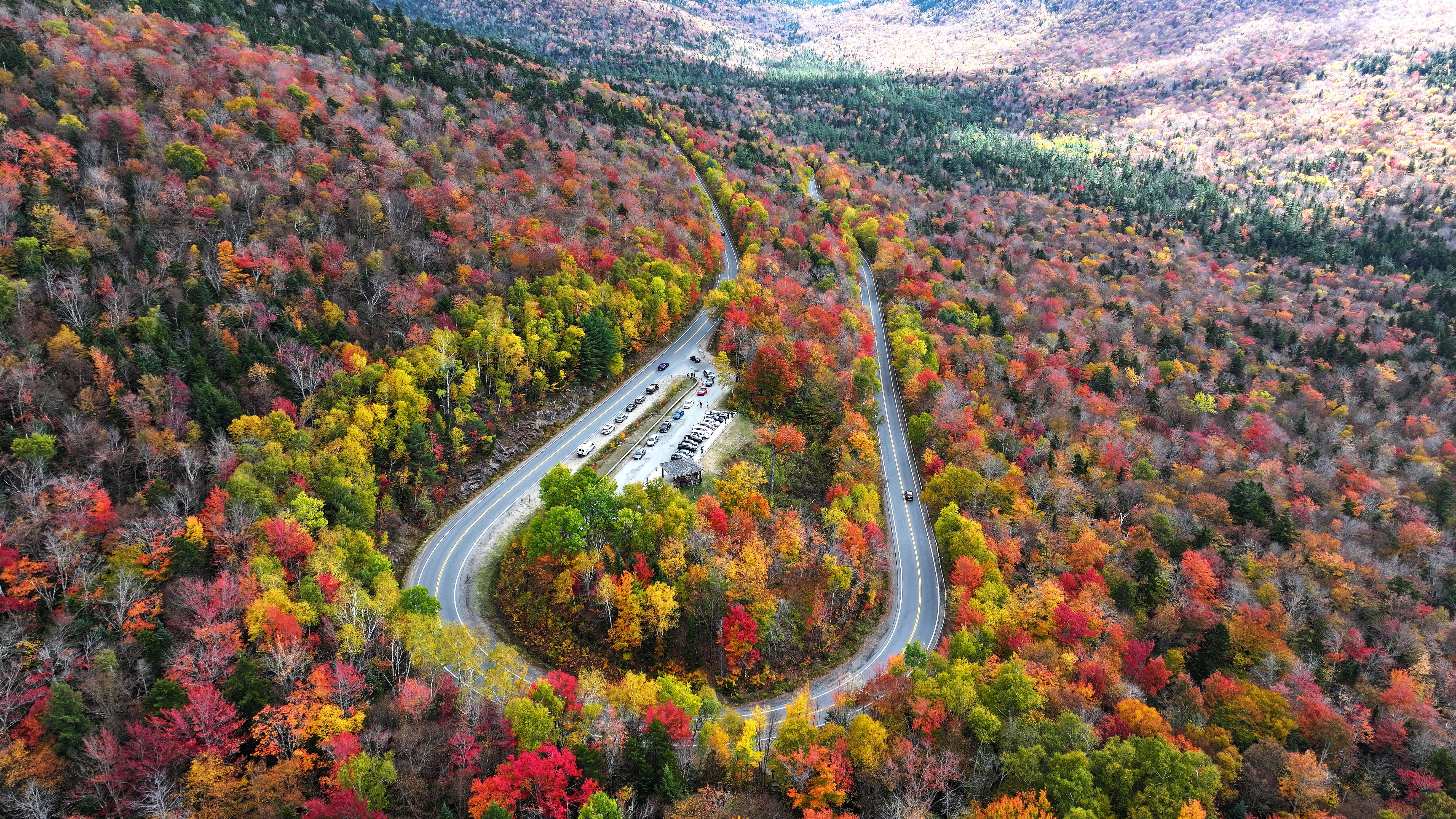 Kancamagus Highway Hairpin, New Hampshire